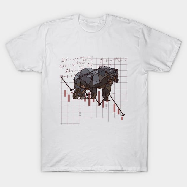 Grizzly Bear T-Shirt by Dmitriy